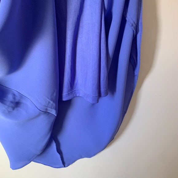 Soma Ruffle V-Neck Periwinkle Short Dress - Picture 4 of 8
